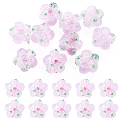10Pcs Handmade Lampwork Beads LAMP-TADJ0001-01J-1