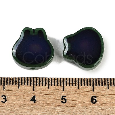 Two Tone Glass Mood Beads GLAA-Z007-13D-1
