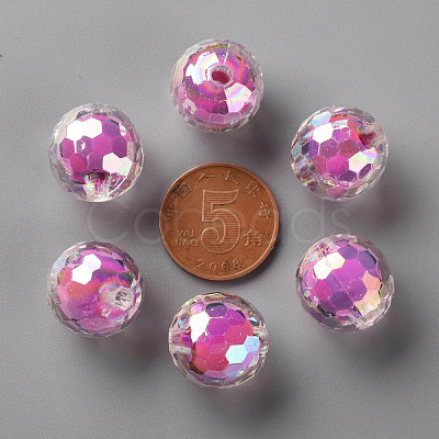 Transparent Acrylic Beads TACR-S152-14B-A13-1