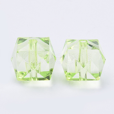 Transparent Acrylic Beads TACR-Q259-10mm-V32-1