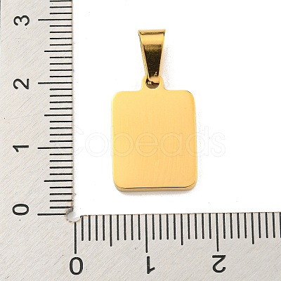 PVD Vacuum Plating 304 Stainless Steel Pave Natural White Shell Pendants STAS-S130-03G-N-1