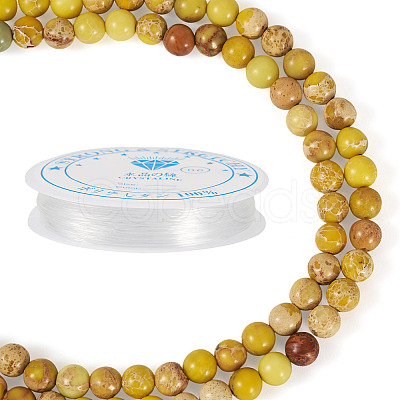 DIY Natural Regalite/Imperial Jasper/Sea Sediment Jasper Beads Bracelets Making KIts DIY-TA0002-69E-1