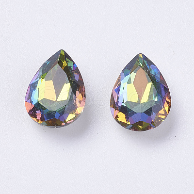 Imitation Austrian Crystal Glass Rhinestone RGLA-K011-13x18-001VM-1