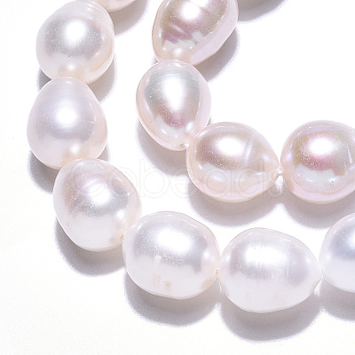 Natural Cultured Freshwater Pearl Beads Strands PEAR-N012-09D-1