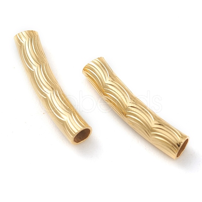 Brass Tube Beads KK-Y003-81A-G-1