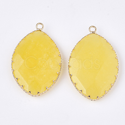 Natural White Jade Pendants G-S344-83F-1