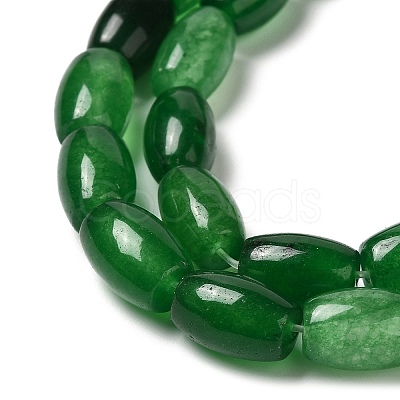 Natural Dyed White Jade Beads Strands G-M402-A01-09-1