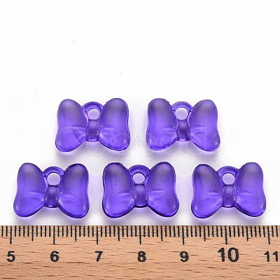 Transparent Acrylic Pendants TACR-T024-02BA-936-1
