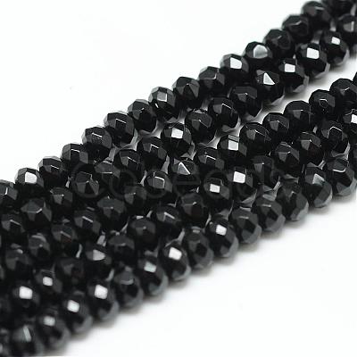 Natural White Jade Bead Strands G-R343-2x4-29-1