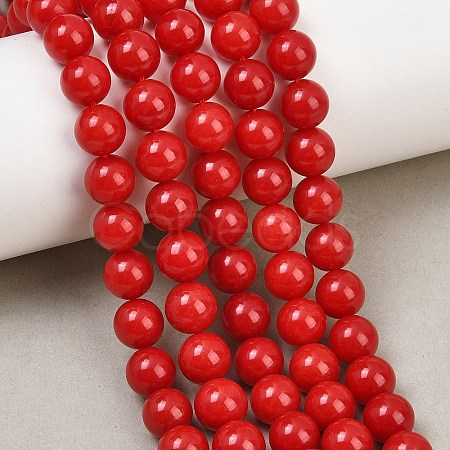 Dyed Natural White Jade Beads Strands GG-CBAD029-A09-8mm-1
