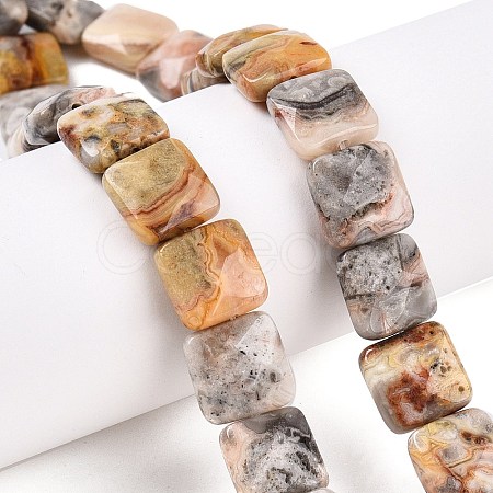 Natural Crazy Agate Beads Strands G-T138-164-1