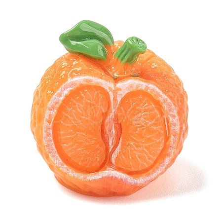 Opaque Resin Imitation Fruit Cabochons RE-CBA068D-03A-1