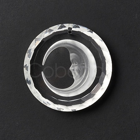 Transparent Glass Pendants GLAA-F118-06-1