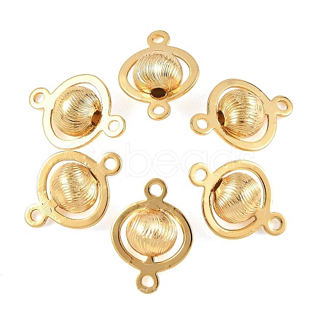 SHEGRACE Brass Round Links XGR0127G-123G-1
