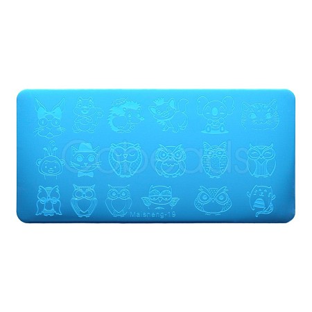 Stainless Steel Nail Art Templates Stamping Plate Set MRMJ-S048-029-1