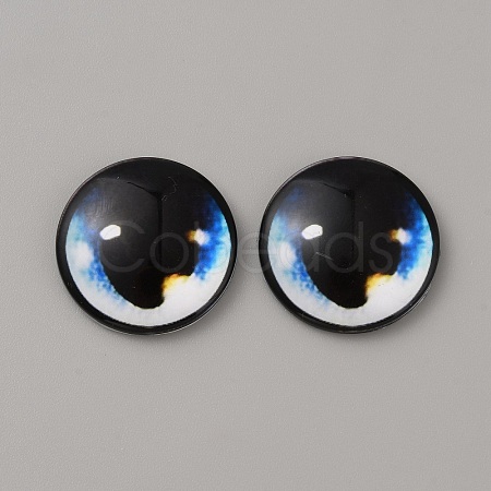 Glass Cabochons GLAA-WH0033-75G-04-1