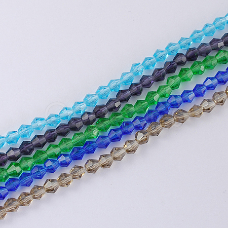 Imitation Austrian Crystal 5301 Bicone Beads GLAA-S026-2mm-M-1