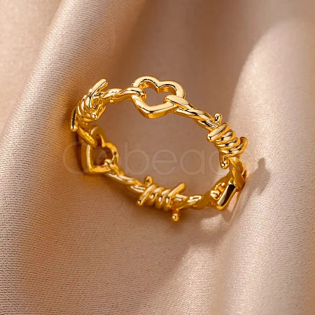 304 Stainless Steel Finger Rings LS-RJEW-P182-01A-G-1