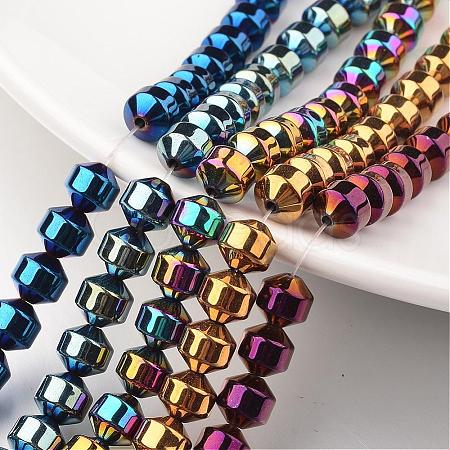Electroplate Non-magnetic Synthetic Hematite Bead Strands G-F300-31A-1