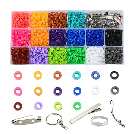 3000pcs 16 Color Fuse Beads DIY Jewelry Making DIY-X0053-B-1