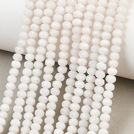 Dyed Natural Whie Jade Beads Strands GG-CBAF9EE-A21-3x4mm-1