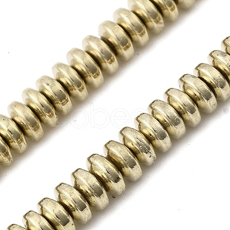 Electroplated Synthetic Non-magnetic Hematite Beads Strands G-H327-G01-02C-1