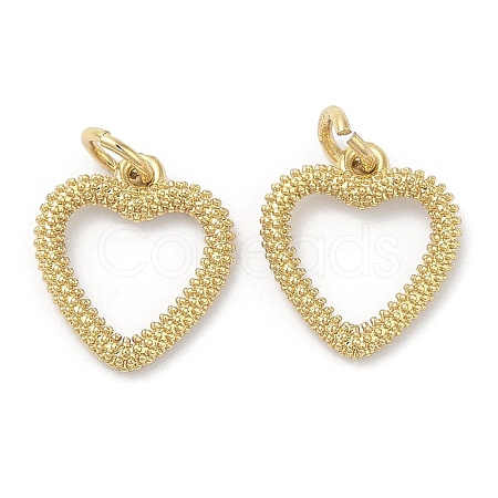 Rack Plating Brass Charms KK-Q775-24G-1