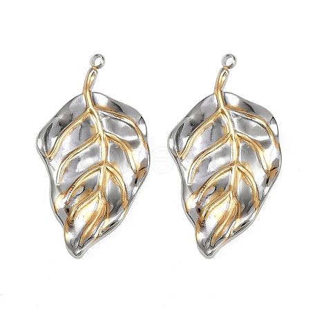 304 Stainless Steel Pendants STAS-L290-53A-GP-1