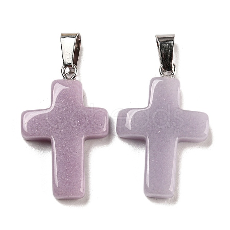 Synthetic Luminous Stone Dyed Pendants G-H308-06P-02-1
