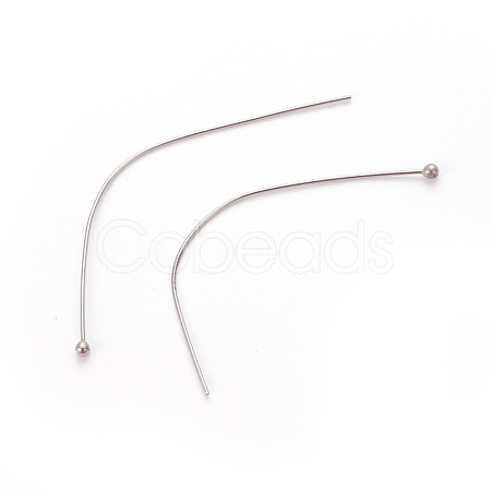 Tarnish Resistant 304 Stainless Steel Ball Head Pins STAS-E452-01P-C-1