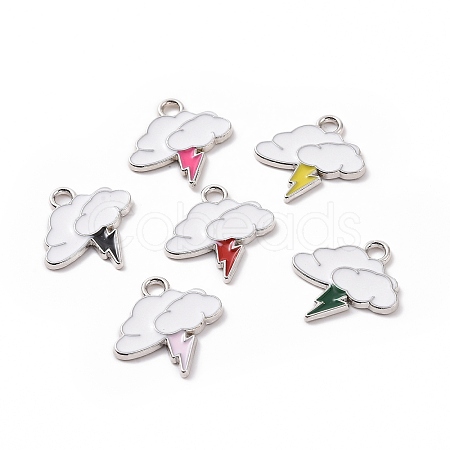 Alloy Enamel Pendants ENAM-G213-20P-1