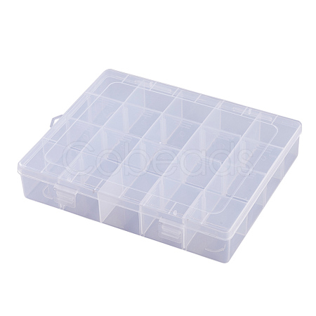 Rectangle Plastic Bead Storage Containers CON-Q024-15-1