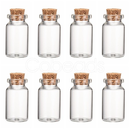 Glass Jar Glass Bottles Bead Containers AJEW-S074-02B-1