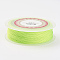 Braided Nylon Threads, Dyed, Knotting Cord, for Chinese Knotting, Crafts and Jewelry Making, Green Yellow, 1.5mm, about 13.12 yards(12m)/roll