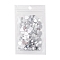 Acrylic Rhinestone Flat Back Cabochons Garment Accessories, Faceted Heart, Clear, 10x10x3.5mm