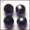 Imitation Austrian Crystal Beads, Grade AAA, K9 Glass, Faceted(32 Facets), Round, Dark Slate Blue, 8mm, Hole: 0.9~1.4mm