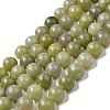 Natural Green Jade Beads Strands G-K340-A02-03-2