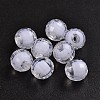 Transparent Acrylic Beads TACR-S086-10mm-01-2