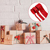 6M 3 Styles Double Sided Star Gold Stamping Flannelette Ribbons for Sewing Craft OCOR-GO0001-13A-7