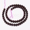 Natural Garnet Bead Strands X-G-P217-33-6mm-2