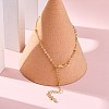 Brass Cable Chain Bracelets for Women BJEW-G735-20G-2