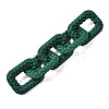 Spray Painted CCB Plastic Linking Rings CCB-Q091-009B-4
