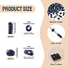 90Pcs 2 Styles Opaque Acrylic Imitation Gemstone Beads OACR-TA0005-14A-4