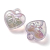 Luminous UV Plating Transparent Acrylic Pendants OACR-P010-10D-2