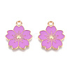 Alloy Enamel Pendants ENAM-S121-115H-3
