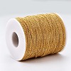 Brass Twisted Chains CHC-Q001-3x2mm-G-4