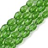 Transparent Glass Beads Strands EGLA-N013-T10mm-D14-1