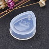 Teardrop Shape DIY Silicone Pendant Molds AJEW-P038-03-3