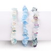 Chips Natural Mixed Stone Stretch Bracelets X-BJEW-JB05643-2