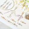 40Pcs 2 Colors Zinc Alloy Swivel Clasps FIND-SP0004-27-3